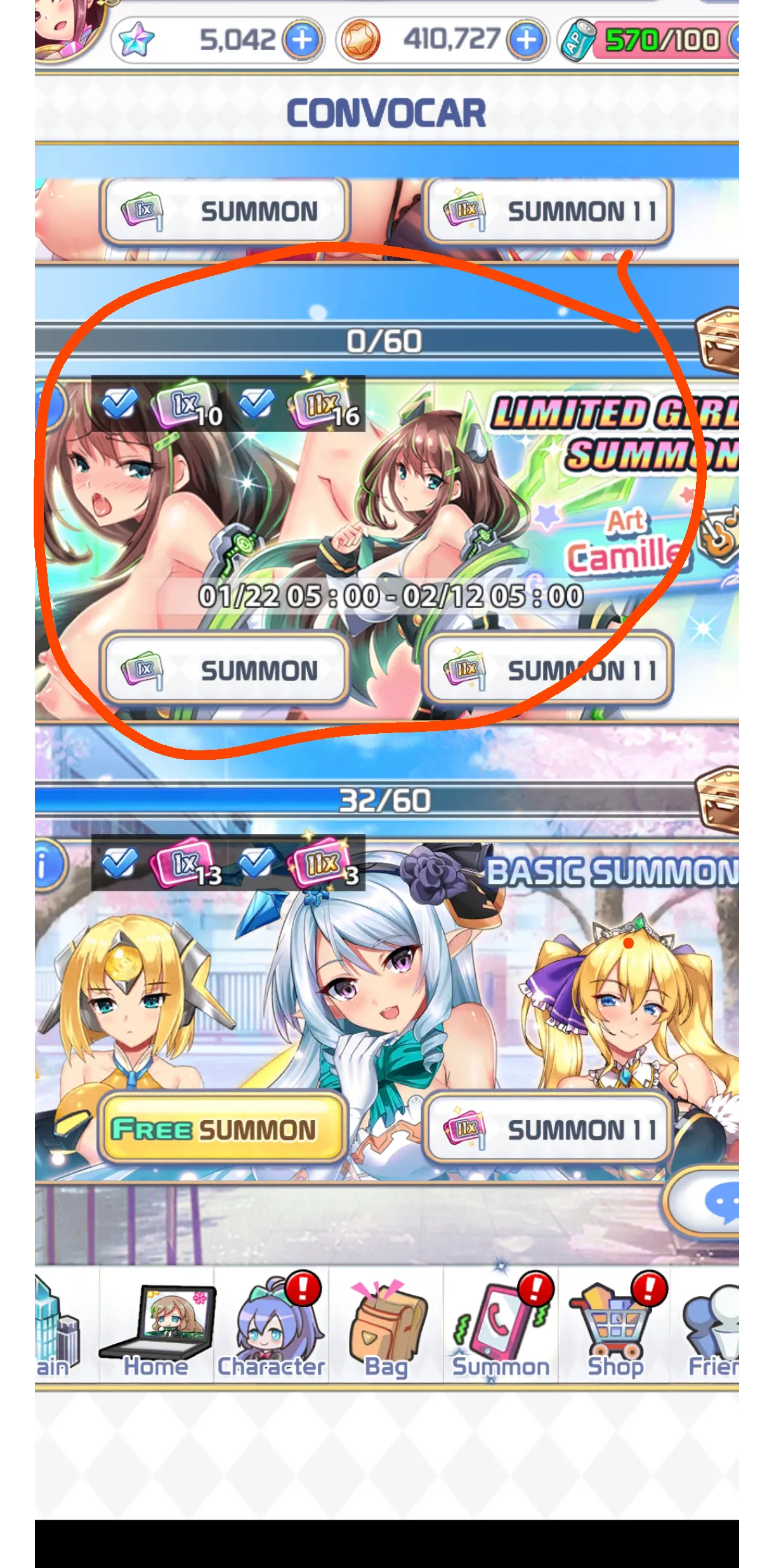 Why is Camille always in the summons?