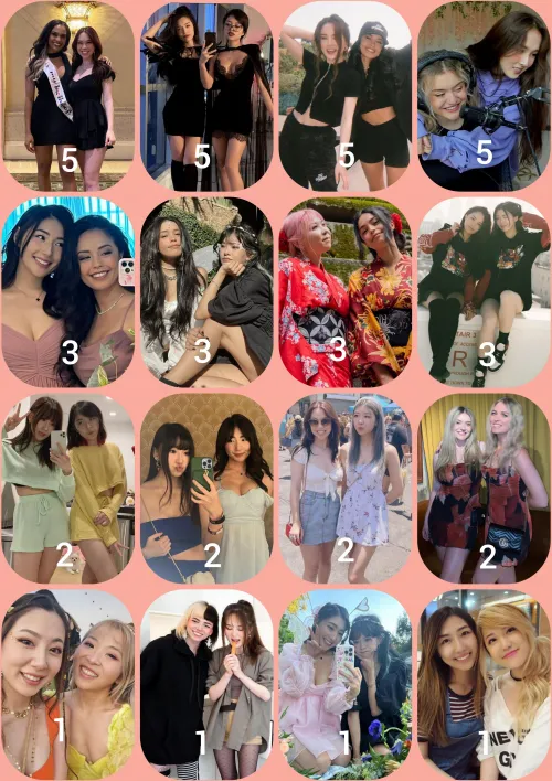 12 points to spend on your dream threesomes, which girls are getting lucky