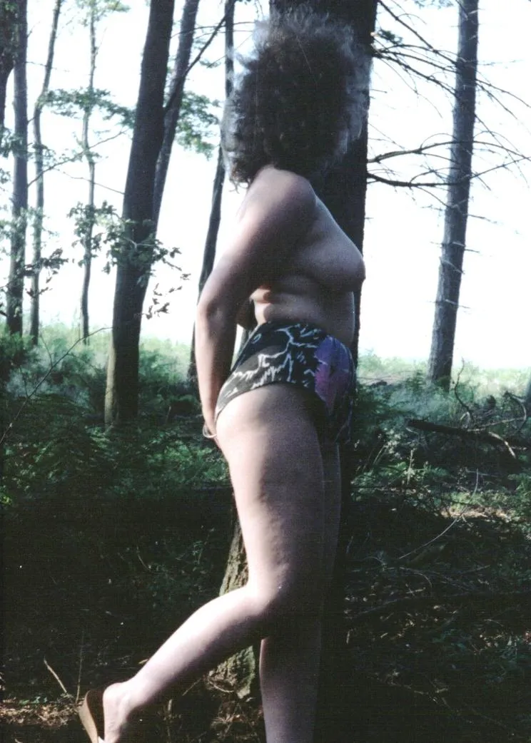 [1988, 21] Another early outdoors pose for me