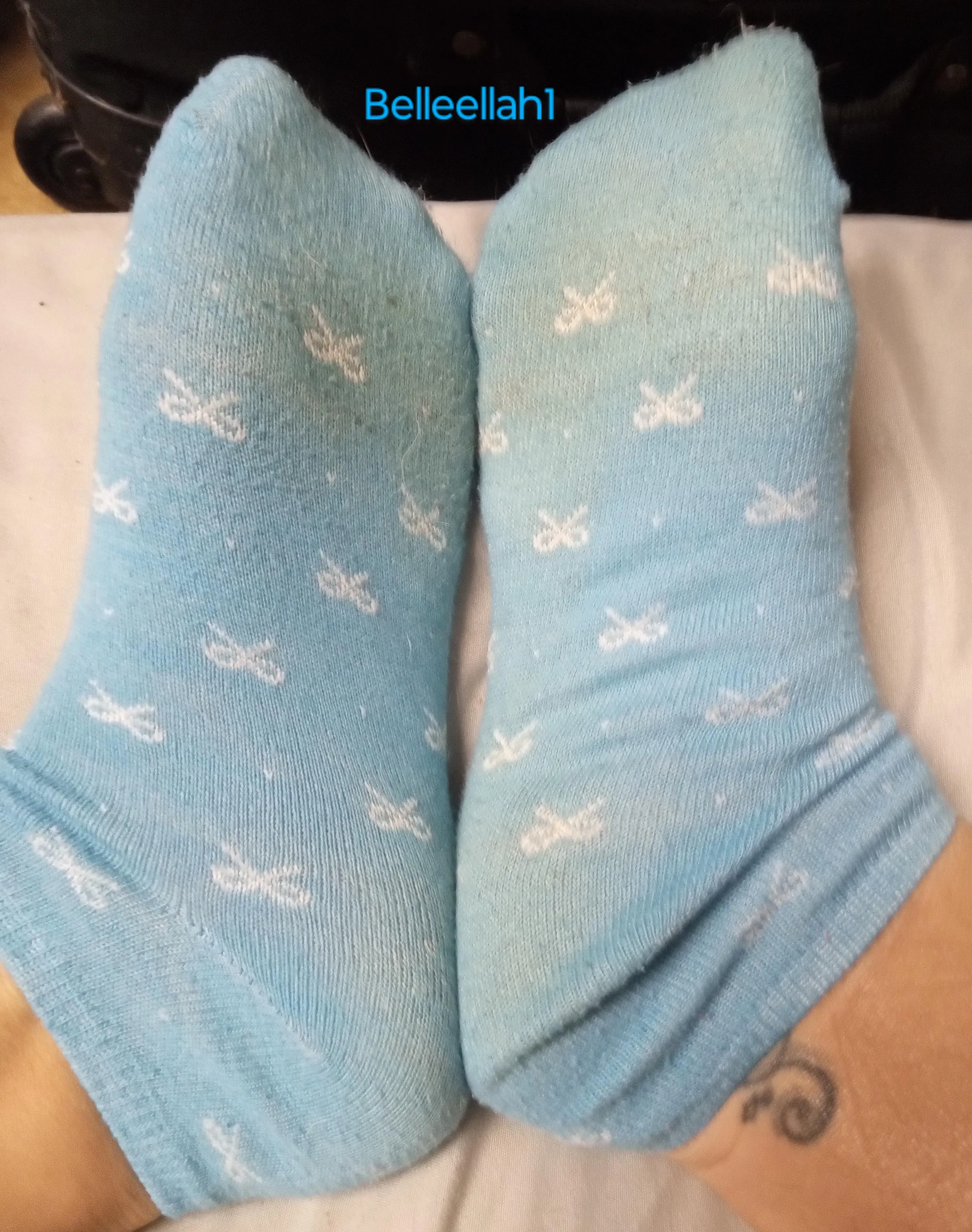 7 day worn socks ready to ship! Message me to make them yours