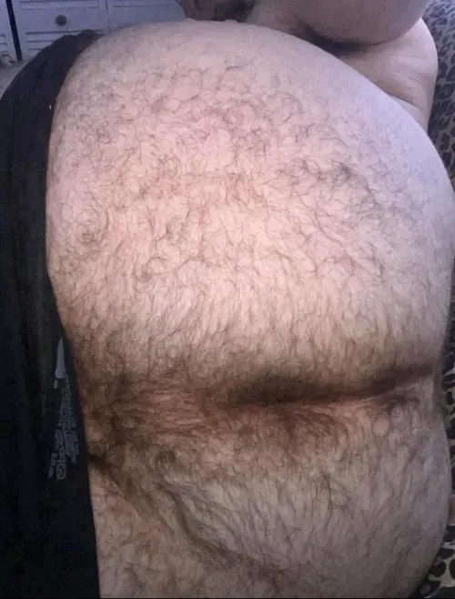 Beefy hairy ass