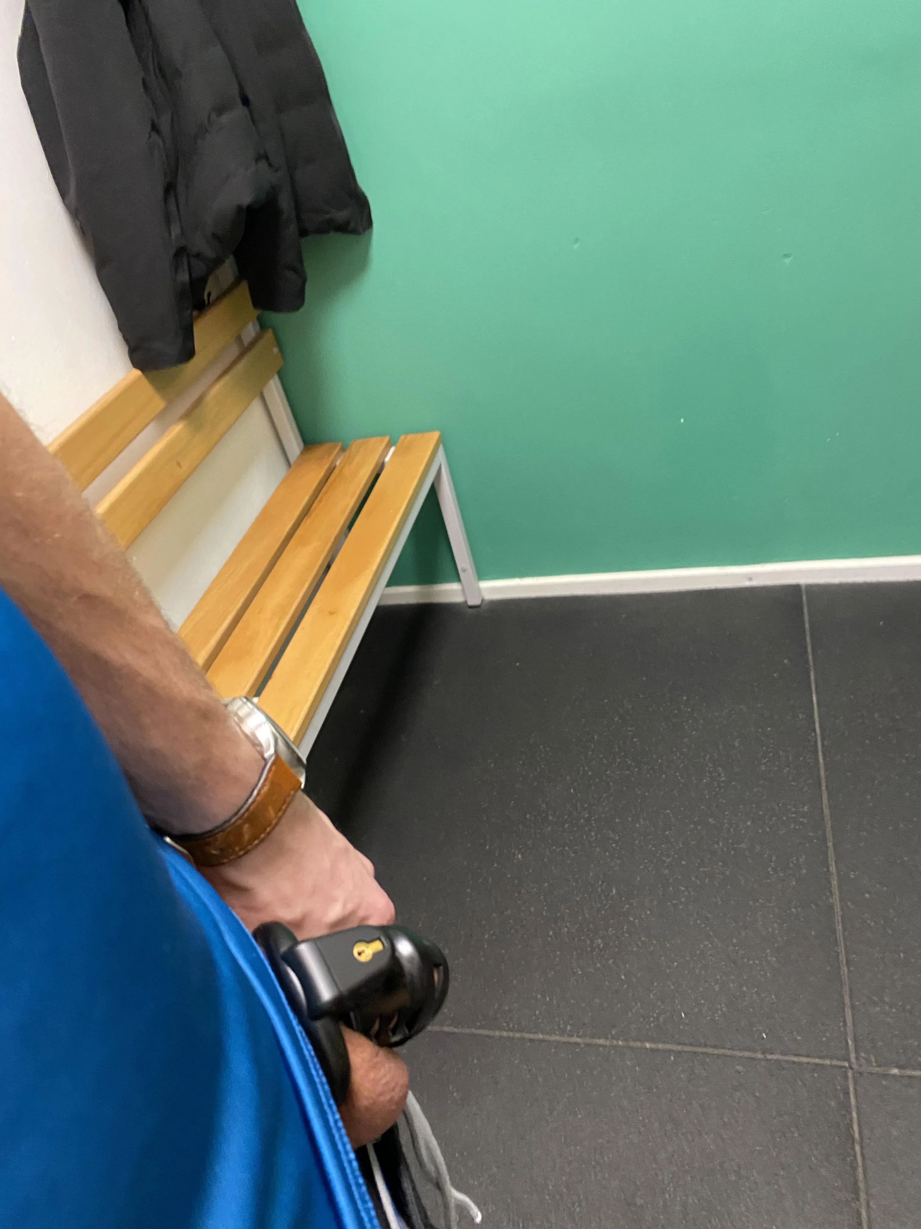 First time caged in the gym