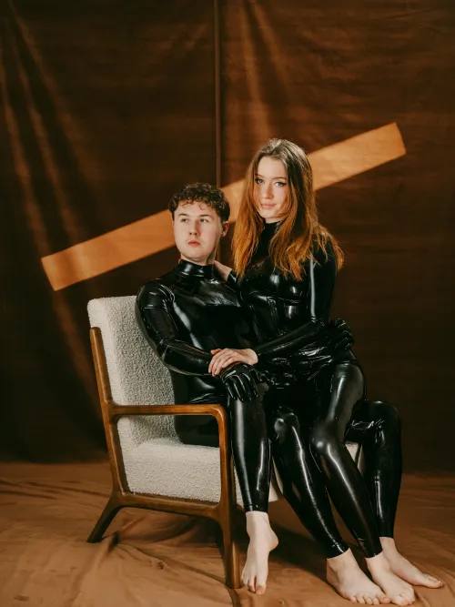 Just a latex loving couple