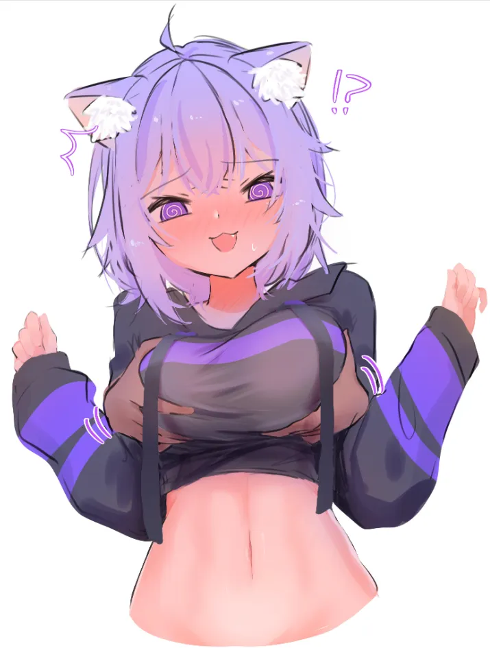 Little kitty is dizzy