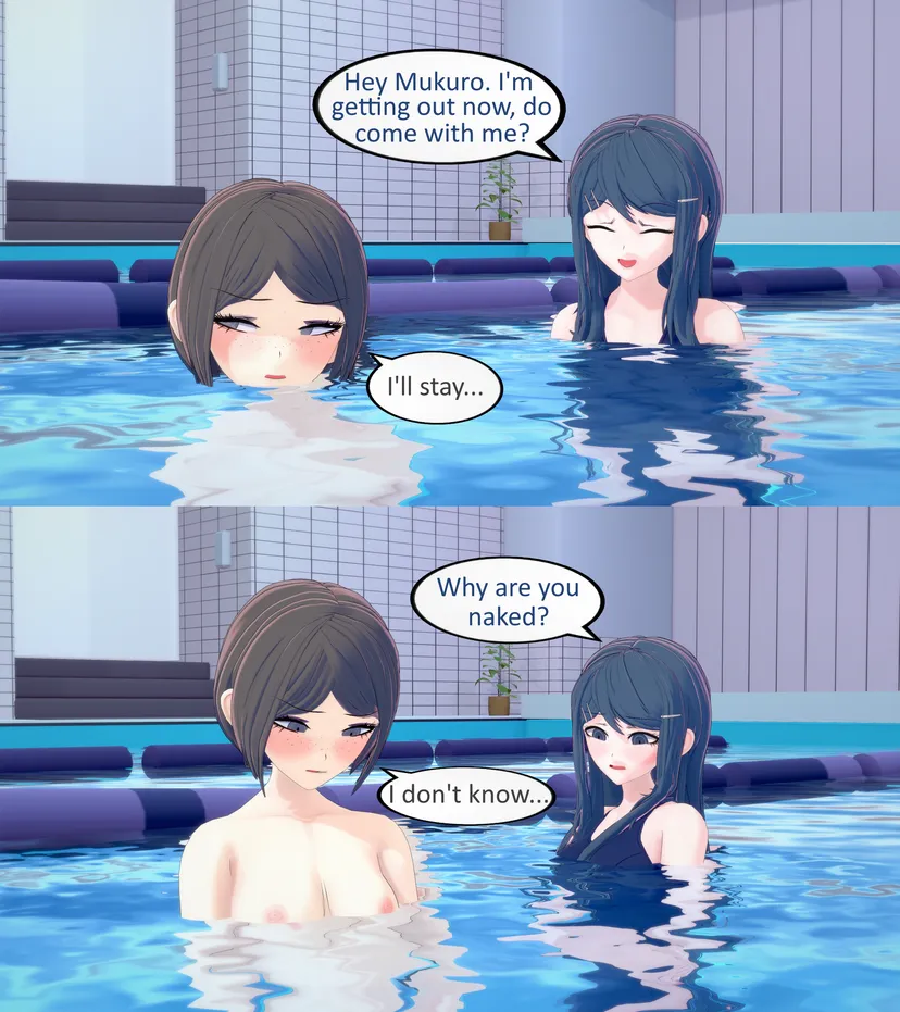 Mukuro's embarrasing swim