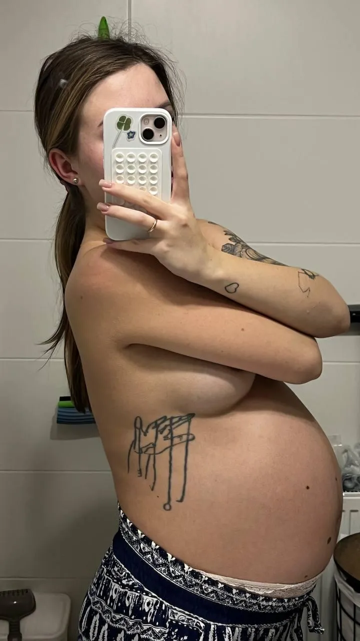 My pregnant bump was so huge at 9 months