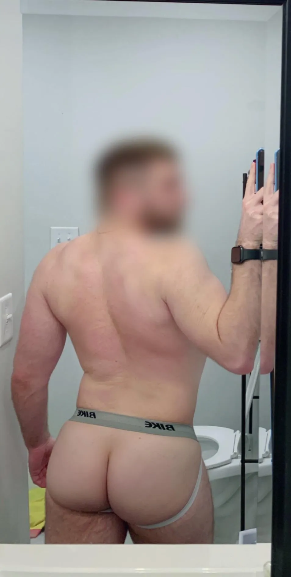 Post squats, somehow the jock is still intact