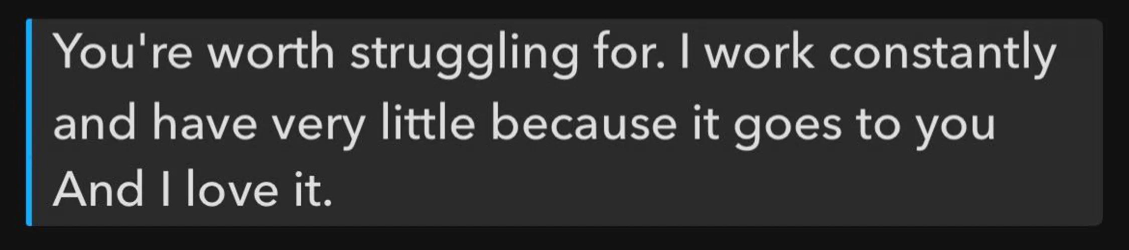 remember, i’m more than worth it!