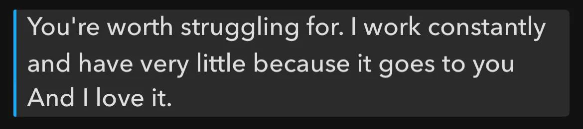 remember, i’m more than worth it!