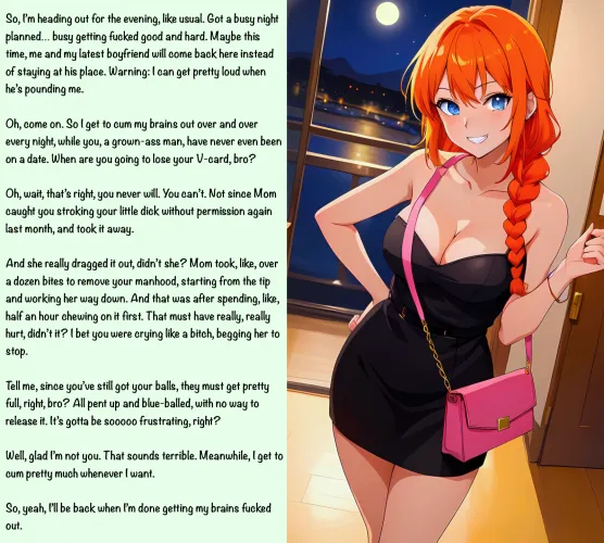 She has a busy night planned [AI Image] (punishment81 on ImageFap)