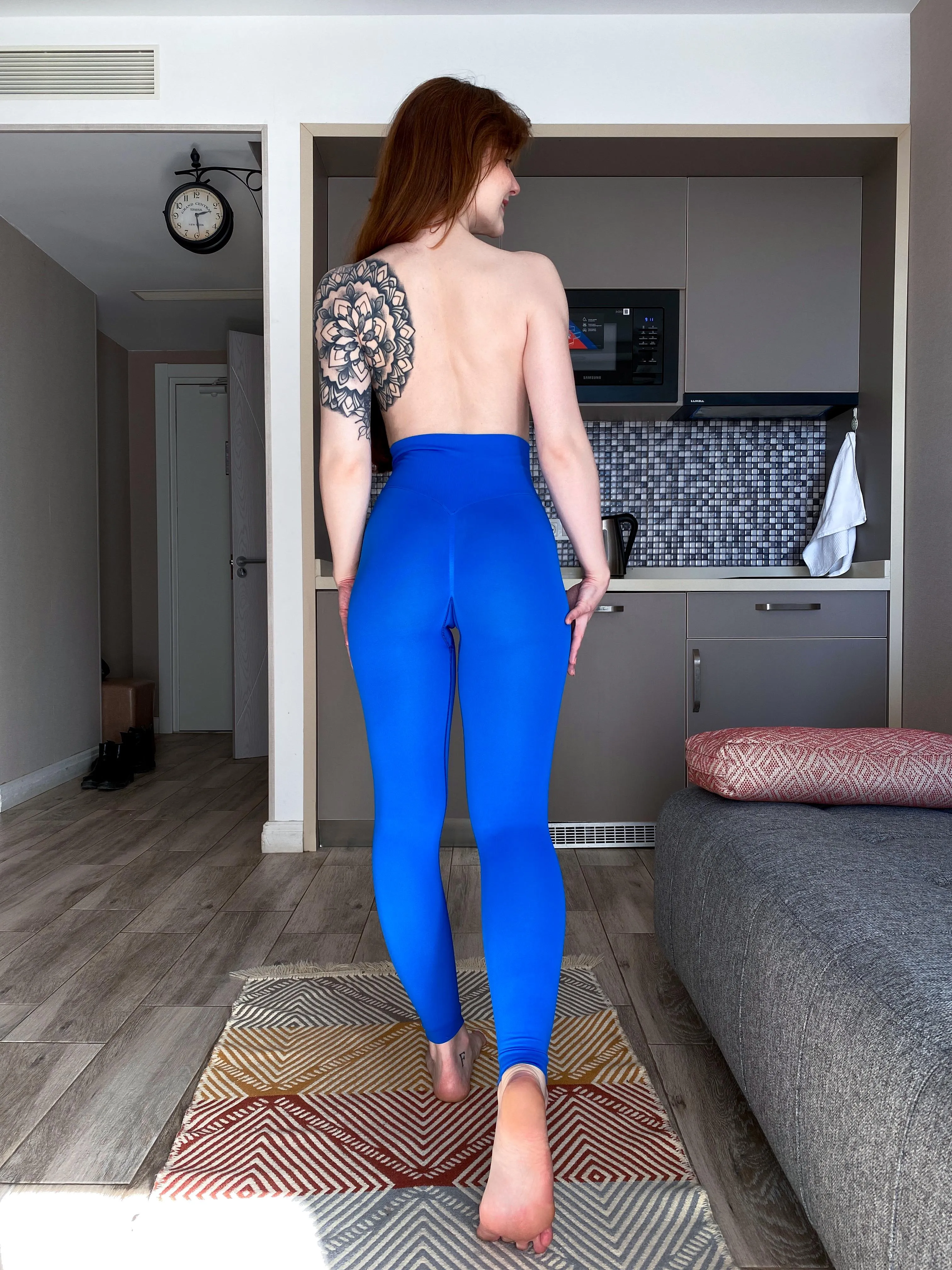 Sometimes leggings are so tight that you want to rip them