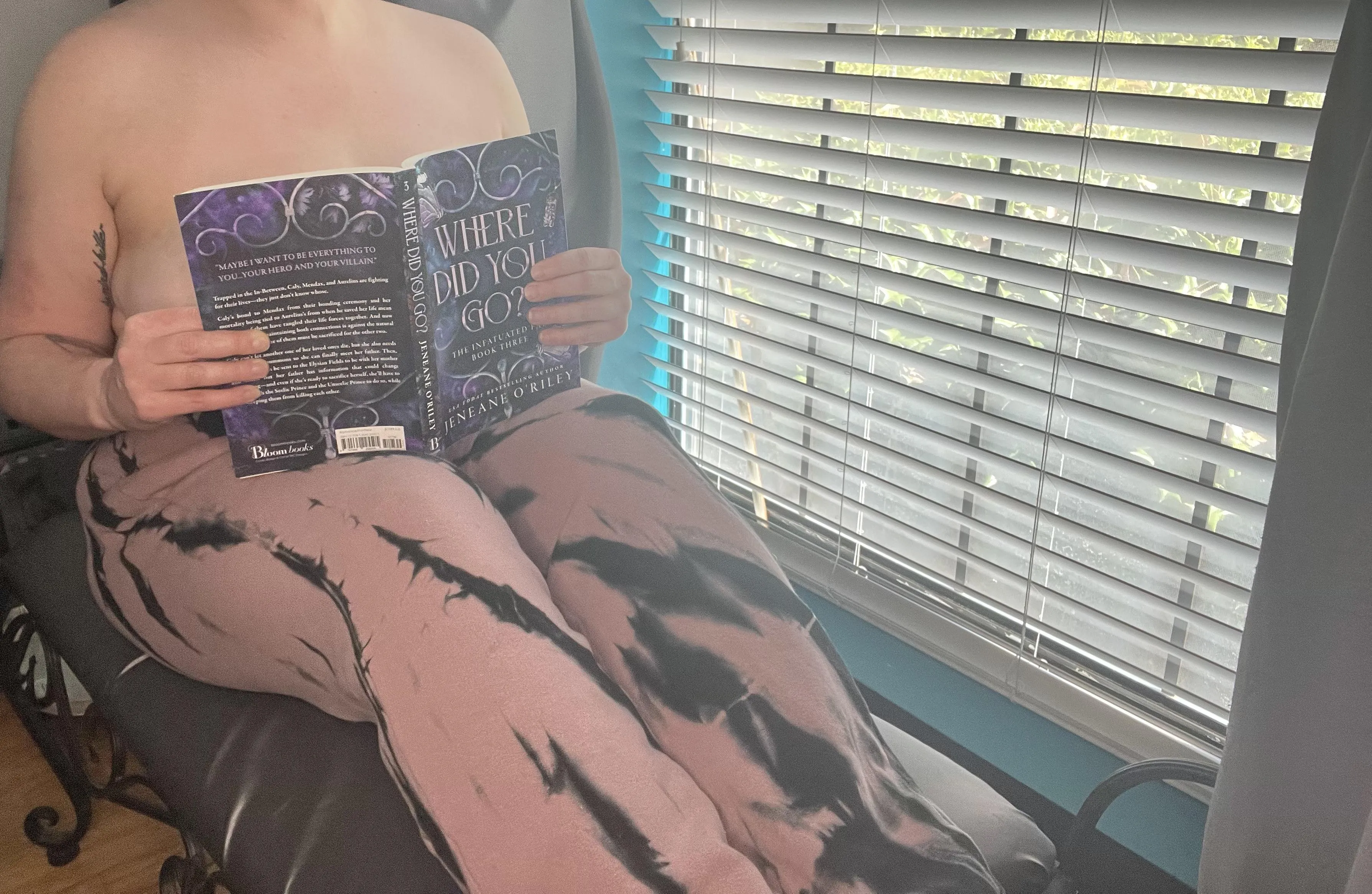 Tempting the neighbors as I read