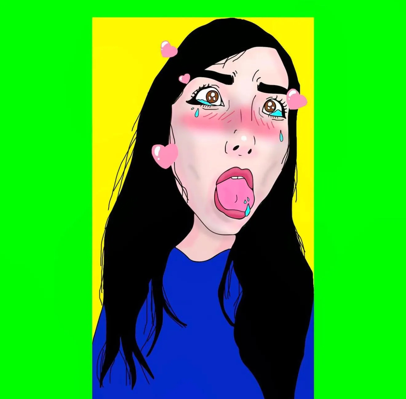 The first Ahegao I ever drew