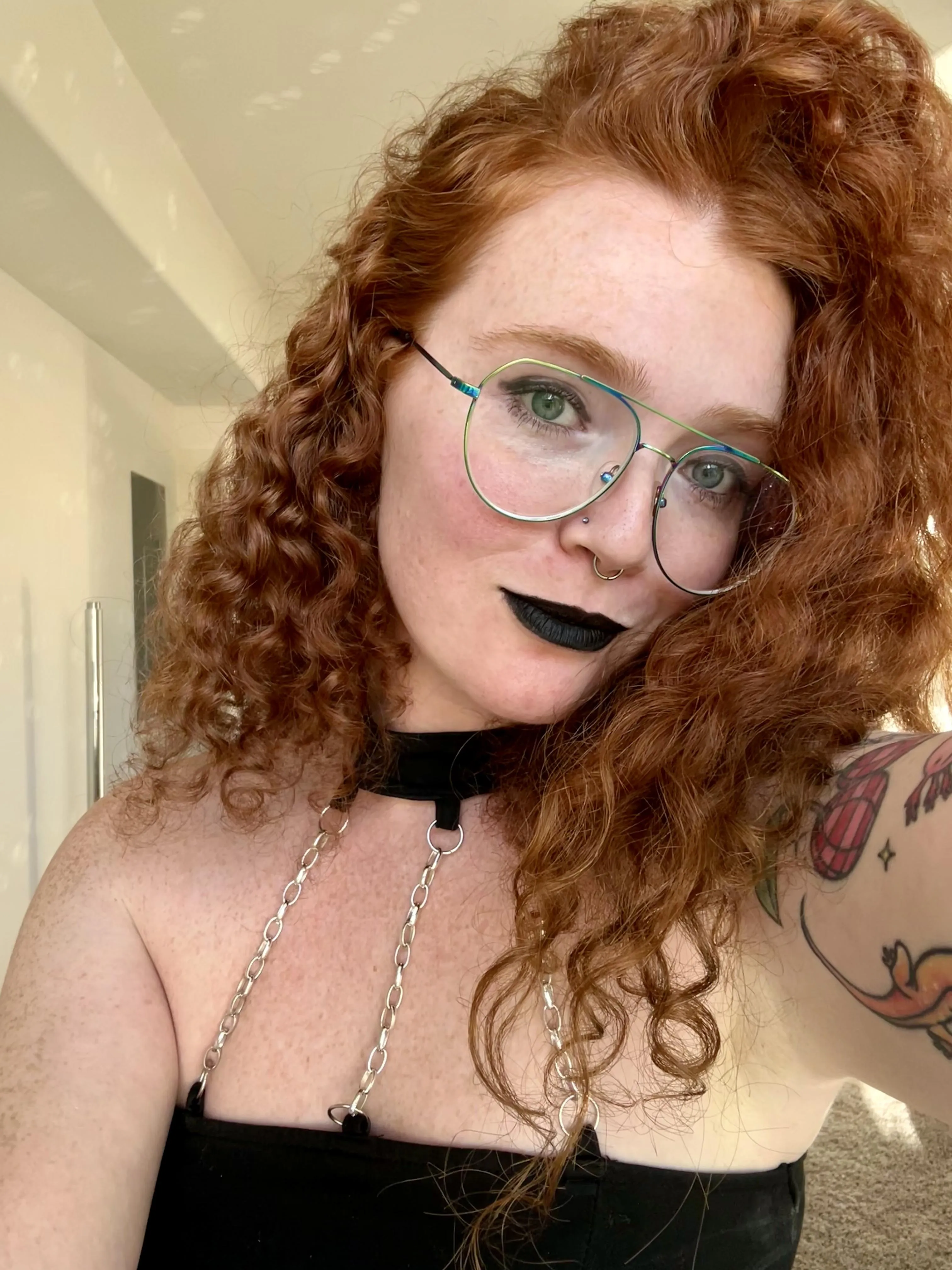 This lipstick looks a little too neat...