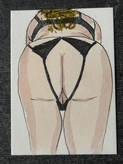 Water colour and ink