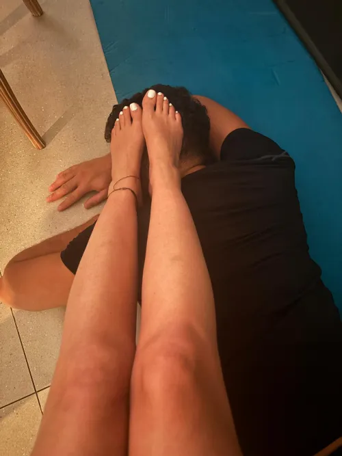 You belong as my foot rest