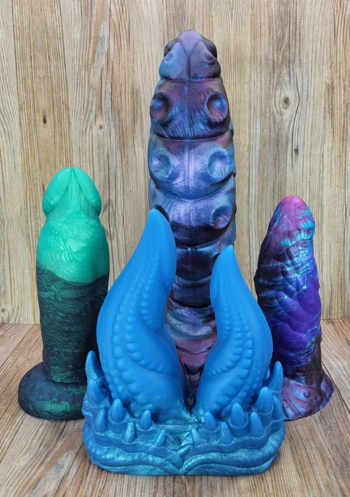 A small hoard of monsters!