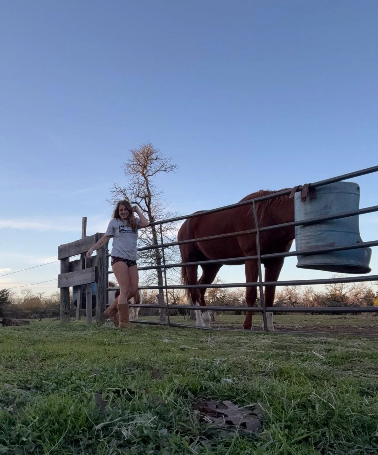 And just like that I’m covered in hay