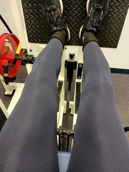 At the gym this morning