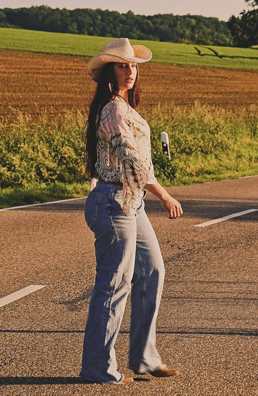 confident woman with sexy curves