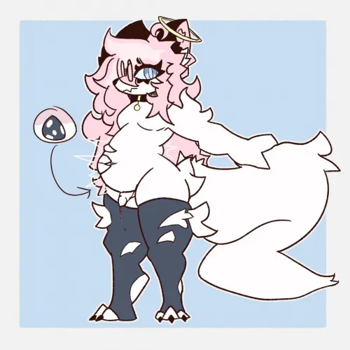 egg preggo (art by me, sulphibutt)