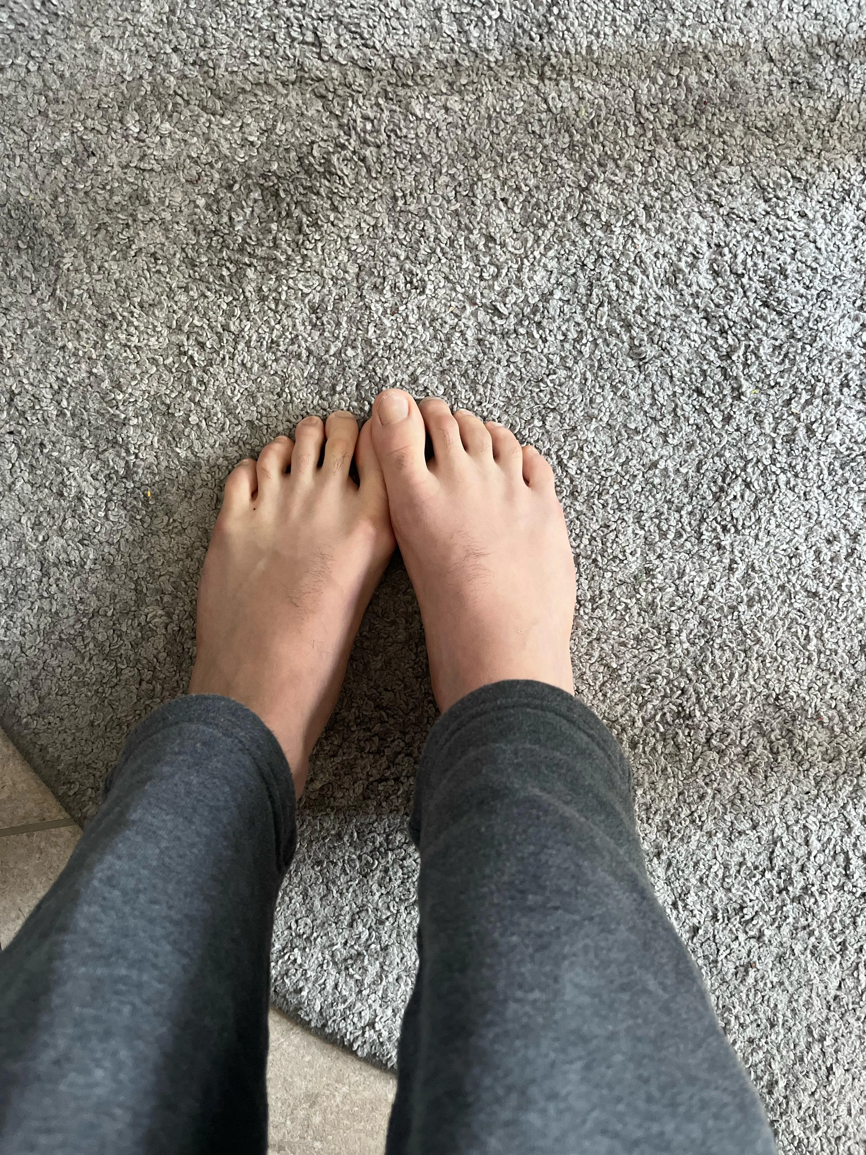 Freshly showered! Who wishes they were this carpet?