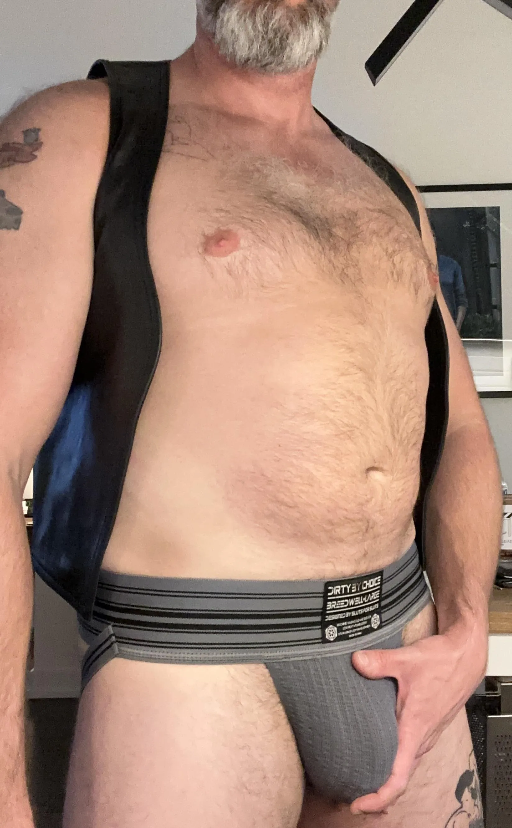 Jockstraps and leather go perfect together