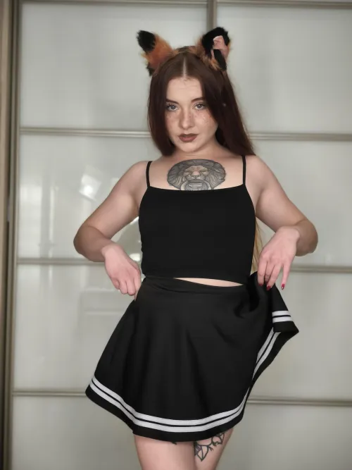 Playing the part now, but my fox energy is always lurking. [OC]