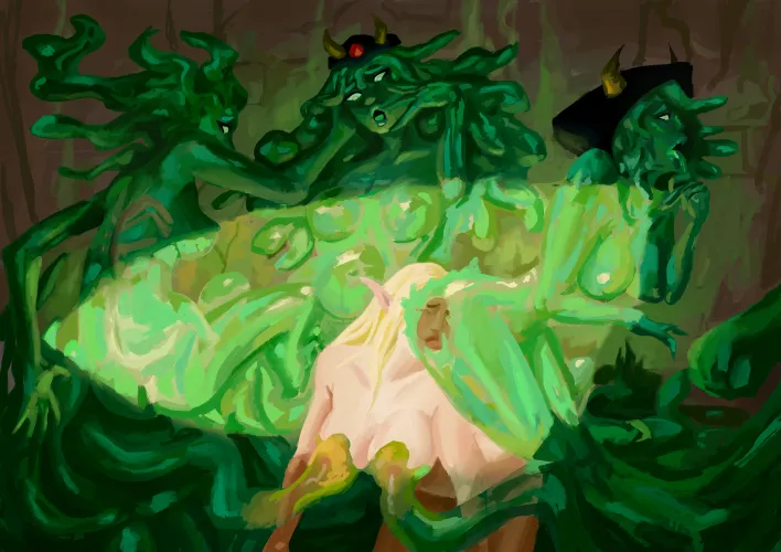 Slime girls go (by me)