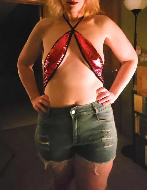 Some people say as a mother I shouldn't dress like this anymore. Those people are idiots