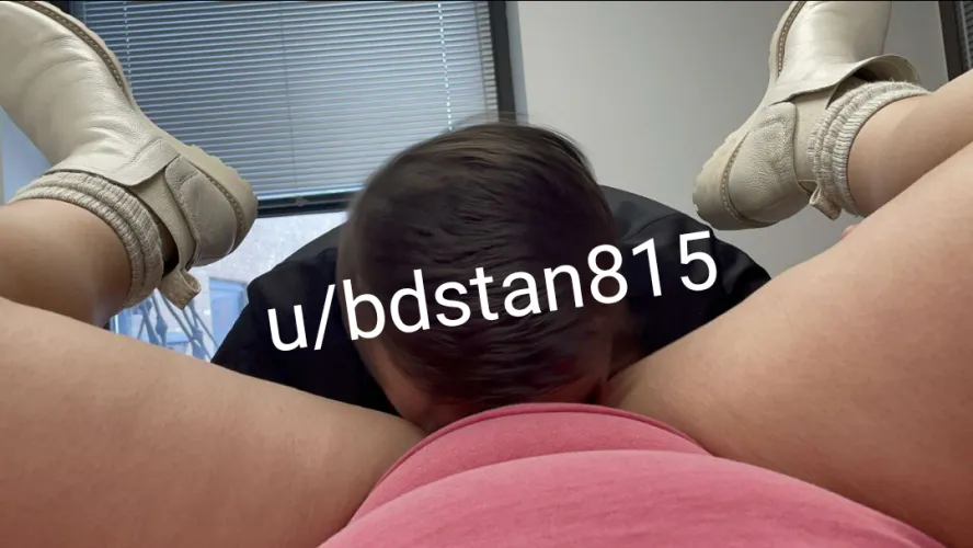 When your fwb comes to your office with you to work, you put her on the conference room table, eat her out and fuck her 