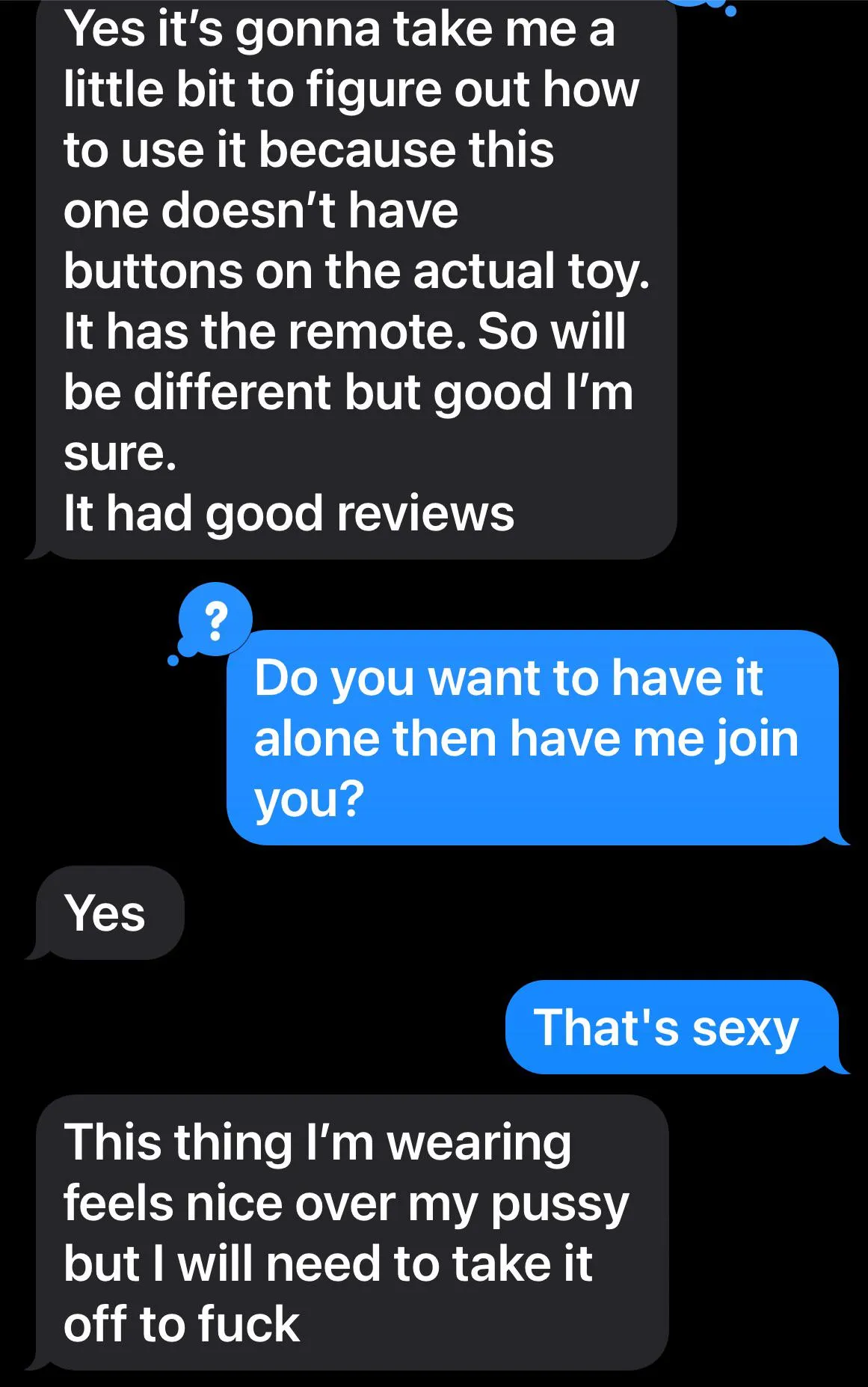 Wife getting ready to fuck her new large vibrator