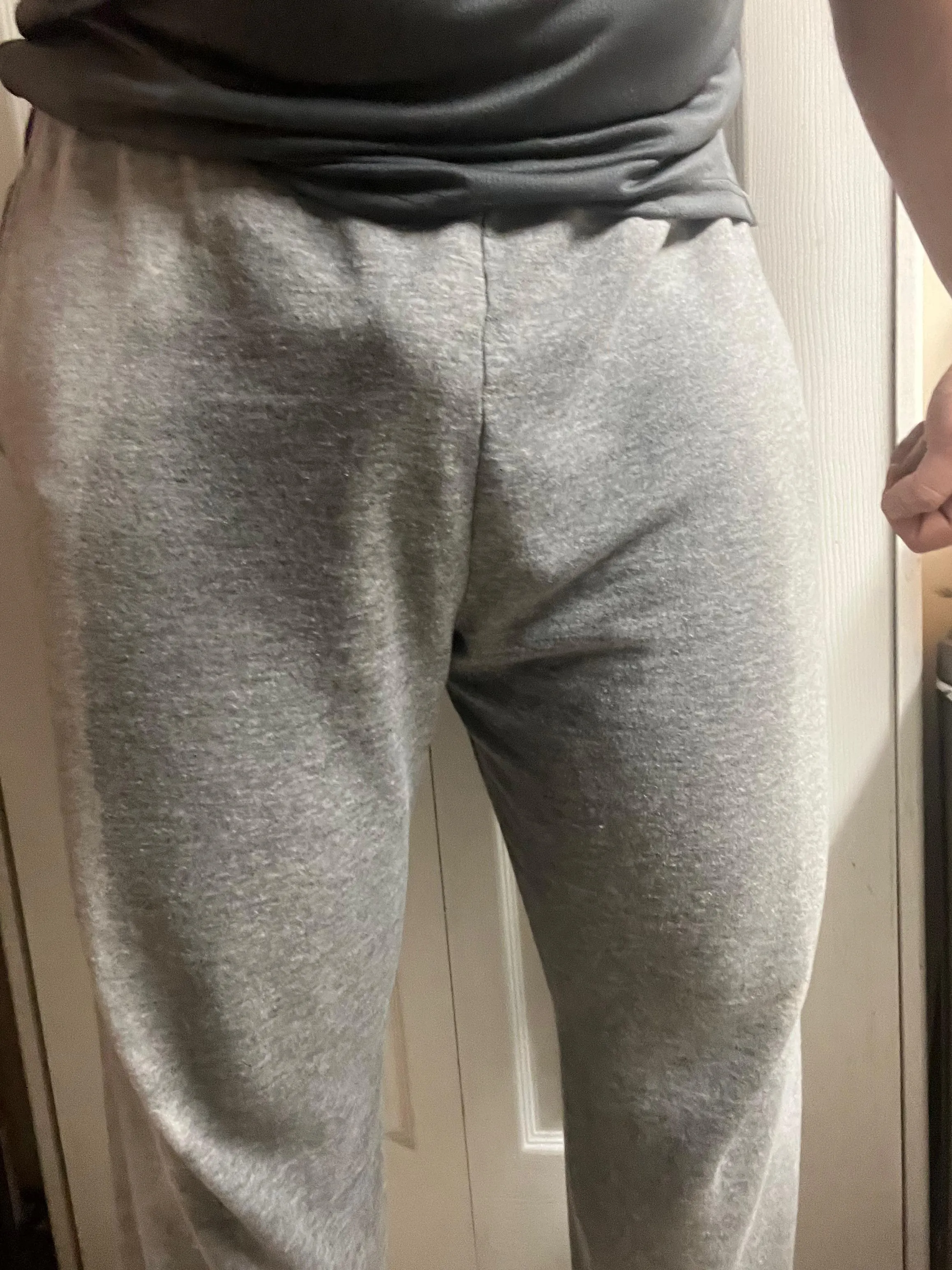 Absolutely bursted in my Sweats