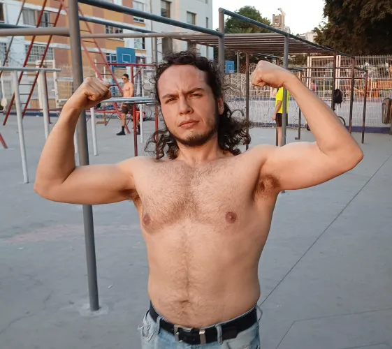 After an outdoor workout