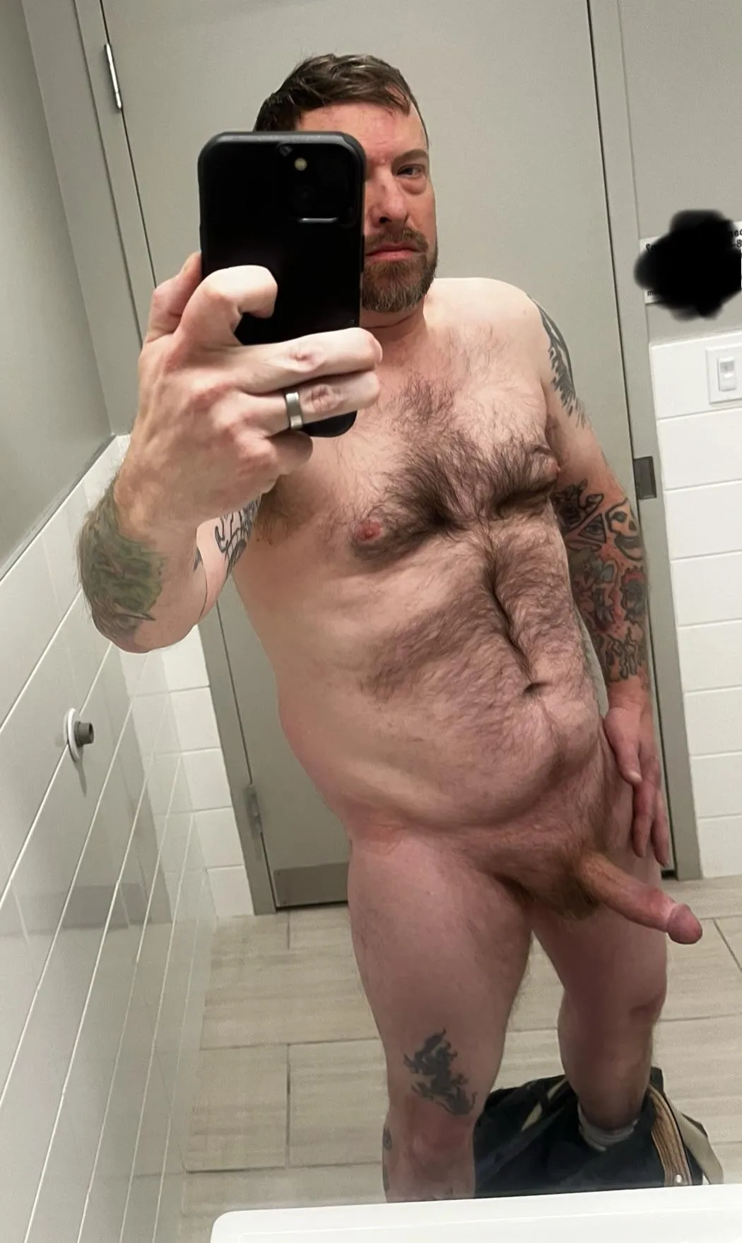 Couldn’t help but strip down at work today.