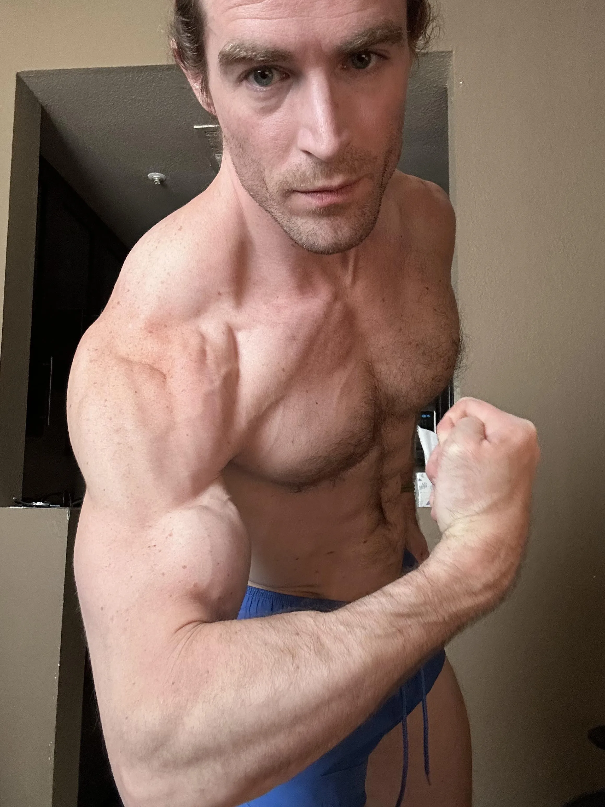 cum touch my big arms