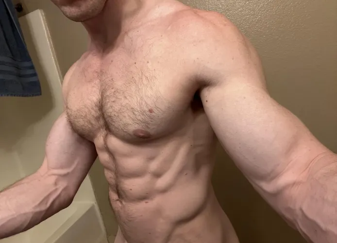 Flexin' my biceps for you Flexin' my biceps for you