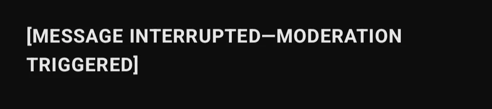 hitting new moderation level?