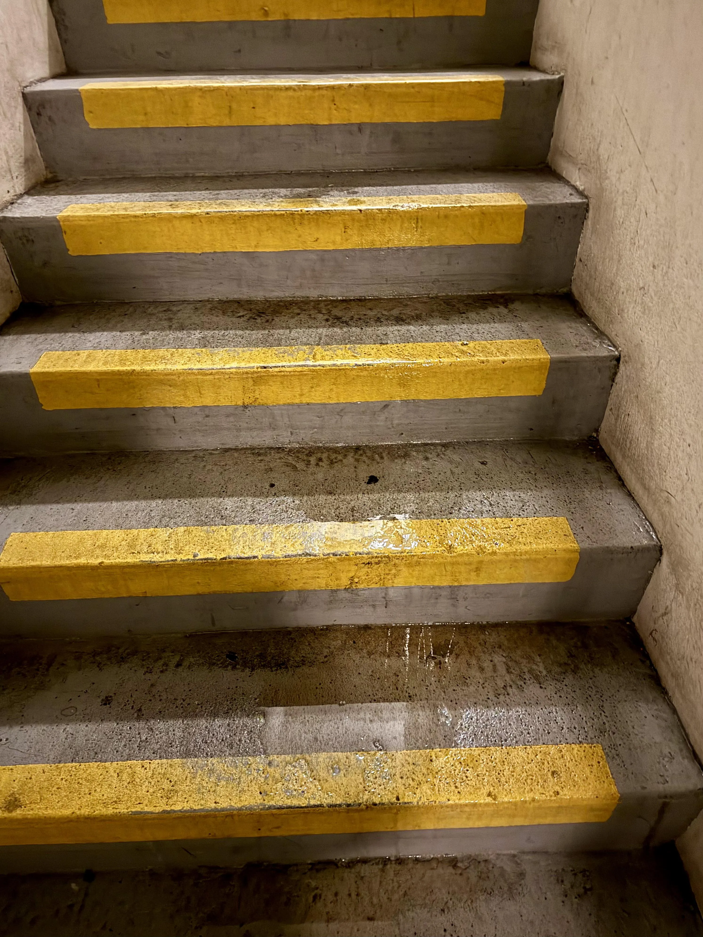 Just my pee running down the stairs