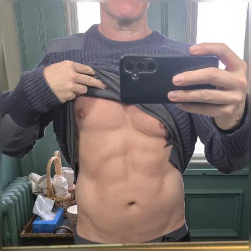 keep the sweater on or take it off? [48]