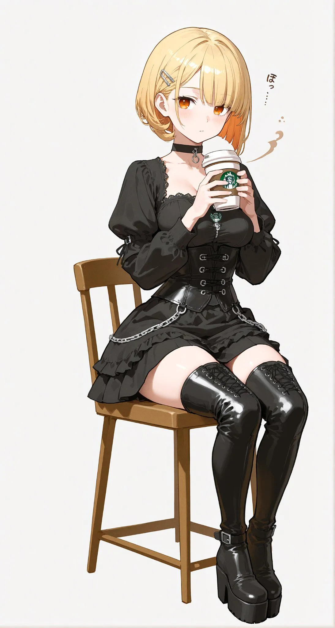 Starbucks Goth Girl