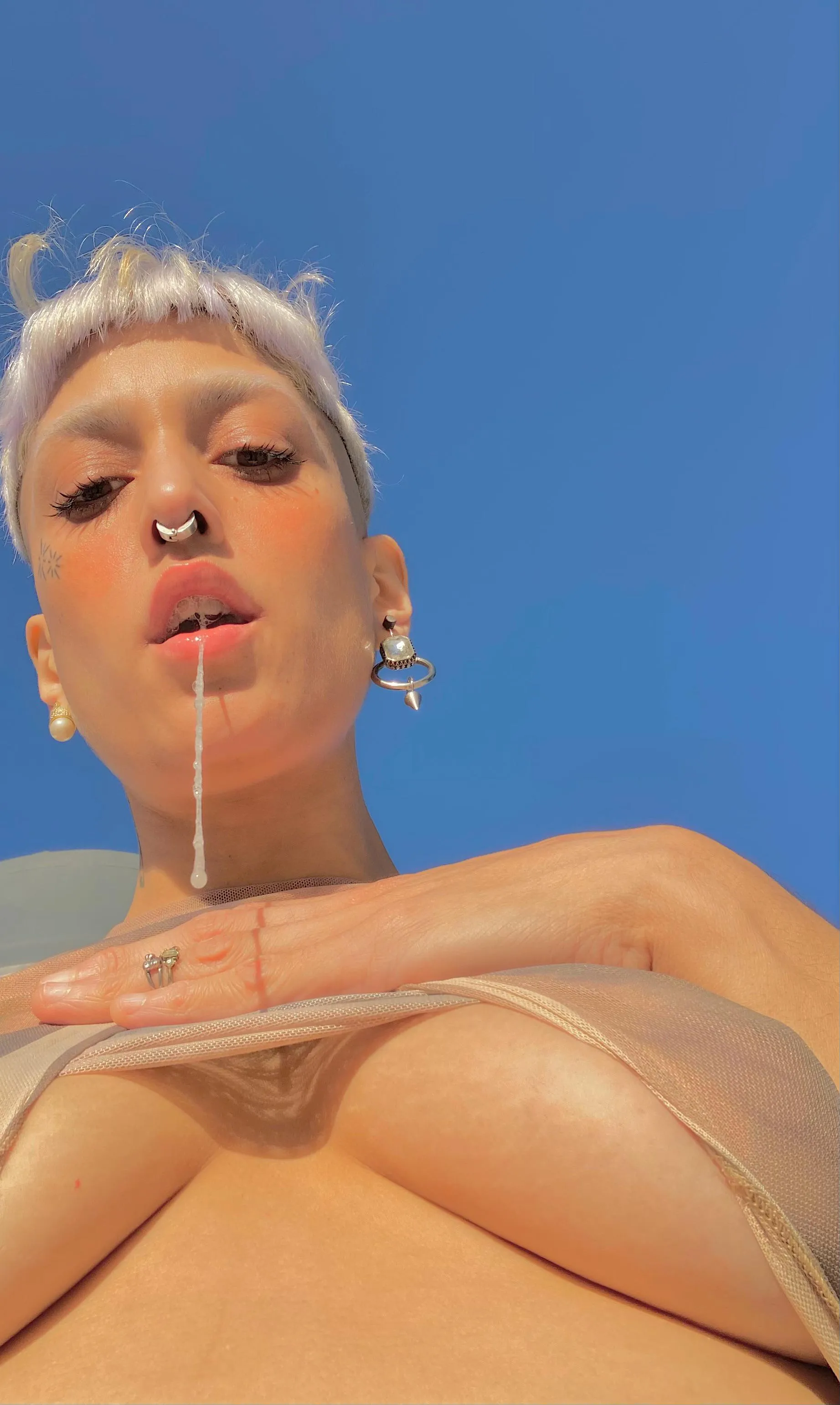 stay put, open your mouth