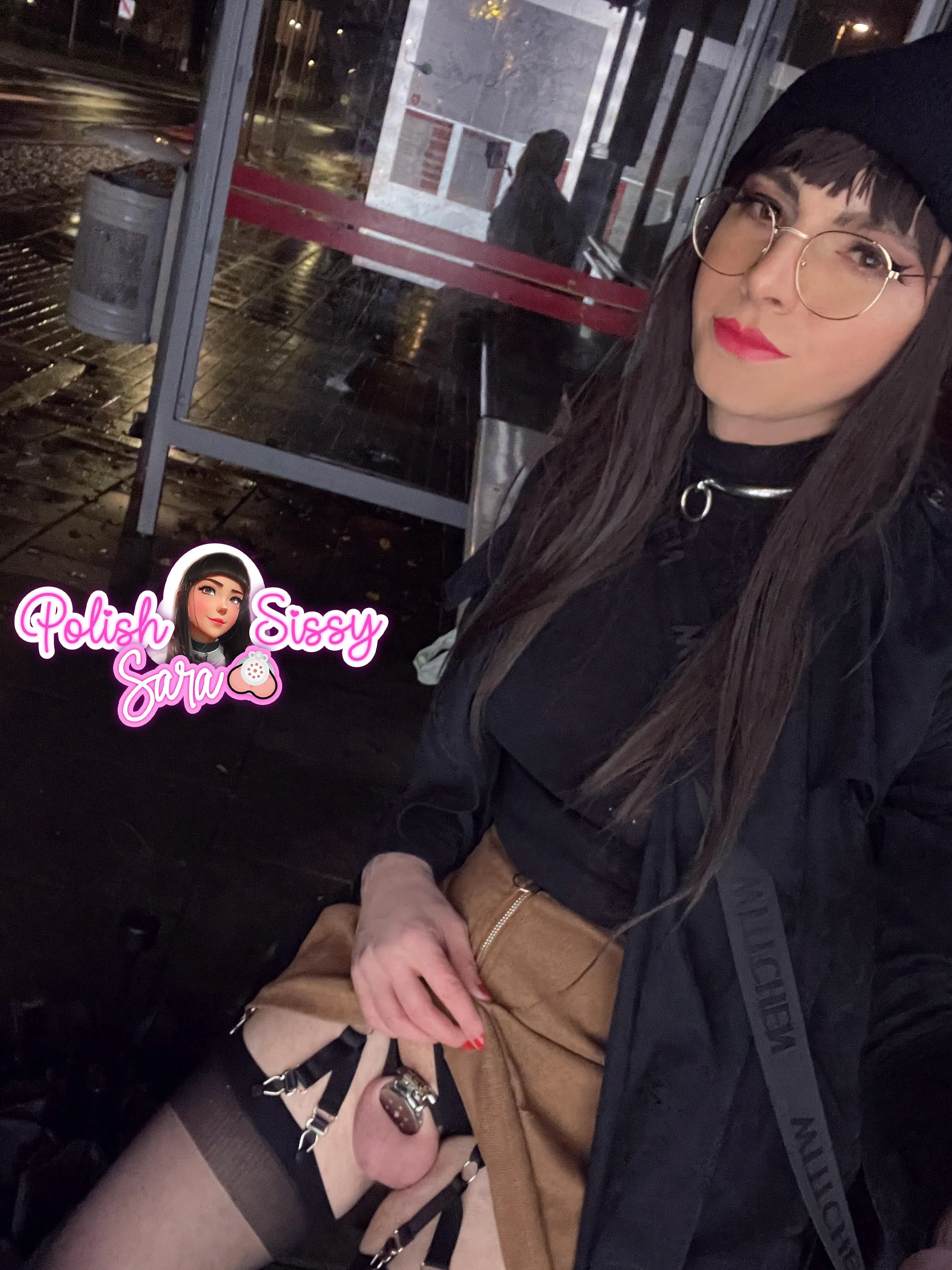 This is how you will end Sissy, on a street, ready for cocks...