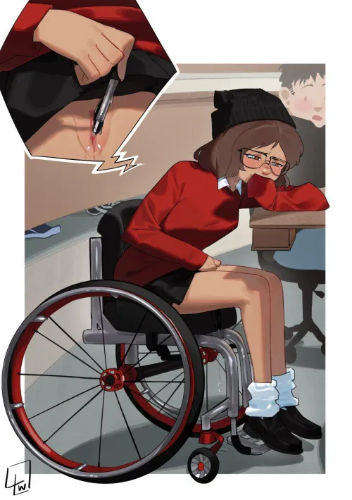 Using a pen in the library in its intended way