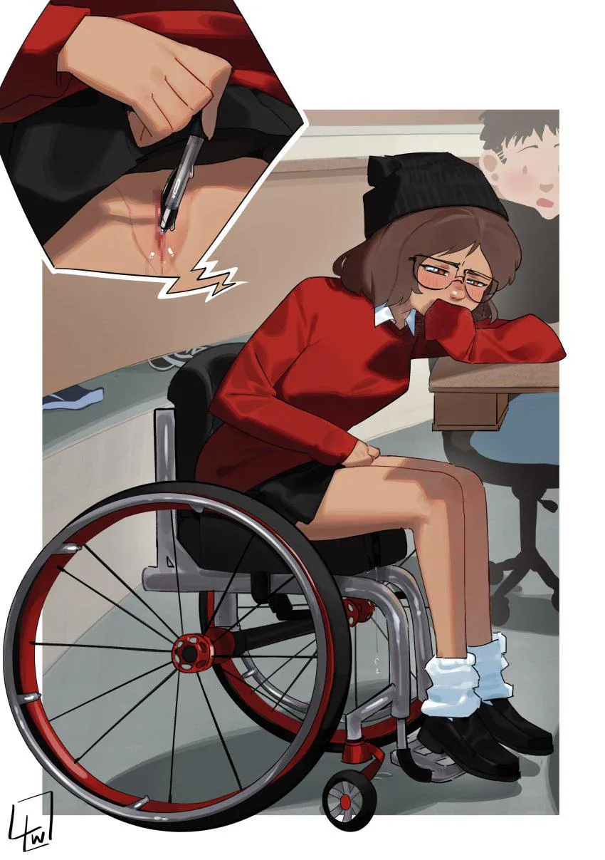 Using a pen in the library in its intended way