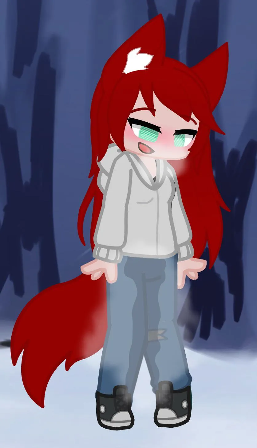 velvet warms up in the cold