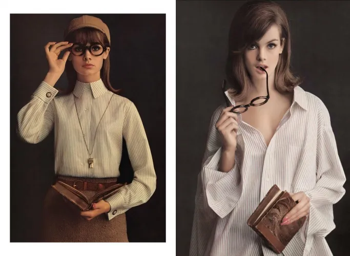 well-known and just recently discovered behind the album cover photo of grandma during her college days back in the 60s