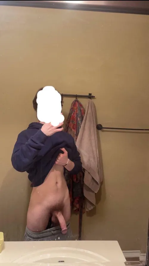 (19) would you suck me off in the bathroom while my buddies are waiting outside?