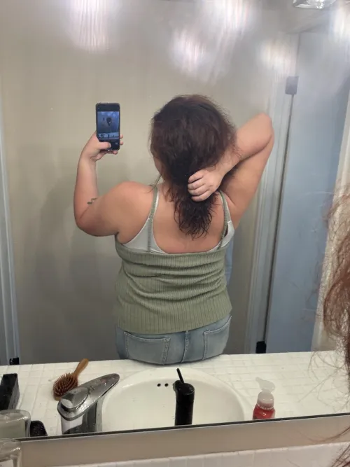 Bra backing is always showing