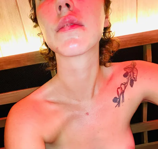 Cheeky little spitter!